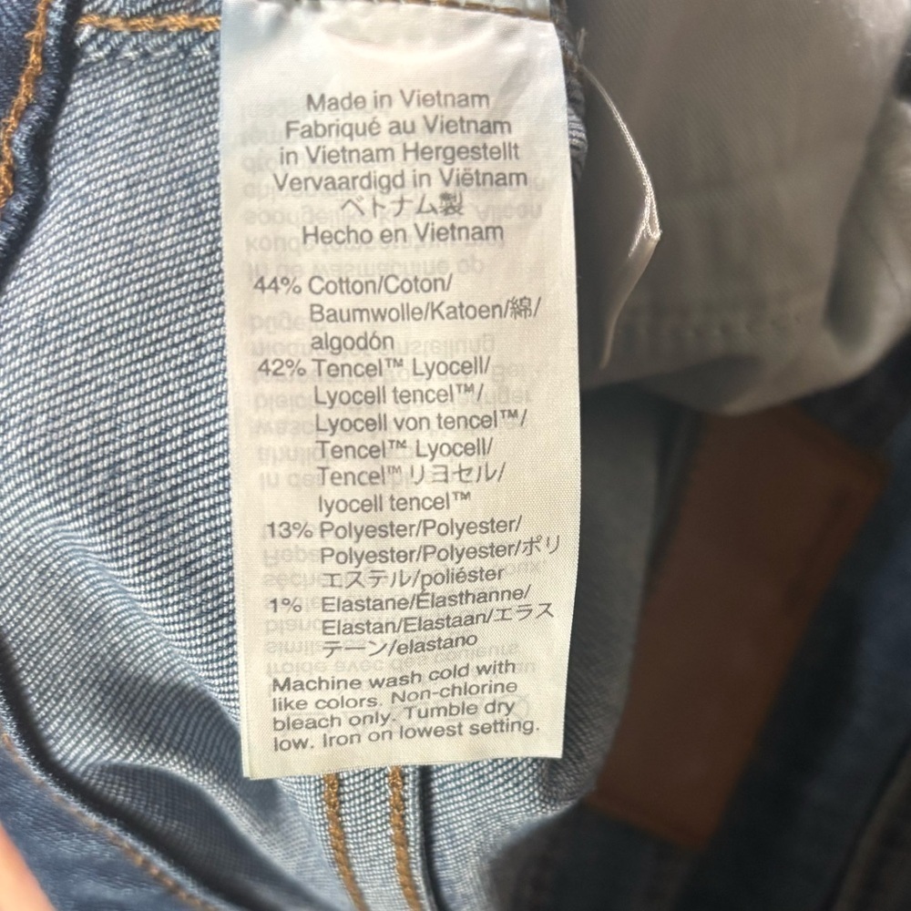 Madewell Blue Skinny Jeans Versatile Stretch Denim - Picture 8 of 8